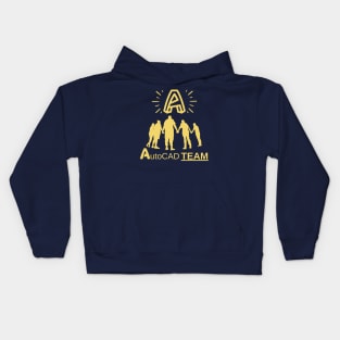 AUTOCAD TEAM, BEST GROUP OF DESIGNERS & AUTOCAD USERS IS HERE ! Kids Hoodie
